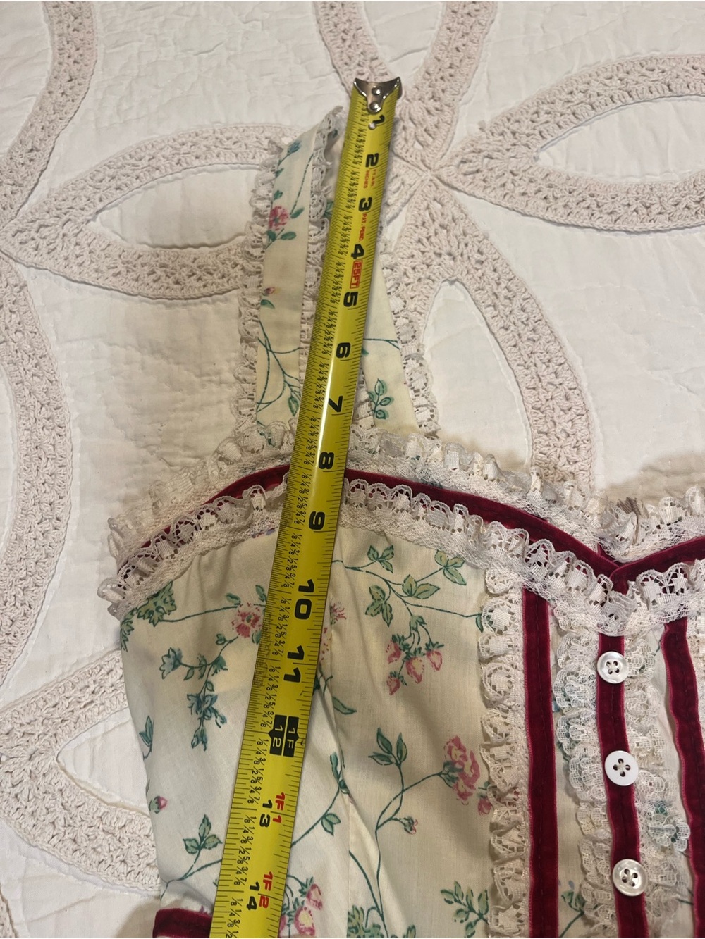 Cottagecore Gunne Style 70s Boho Dress - Picture 11 of 15